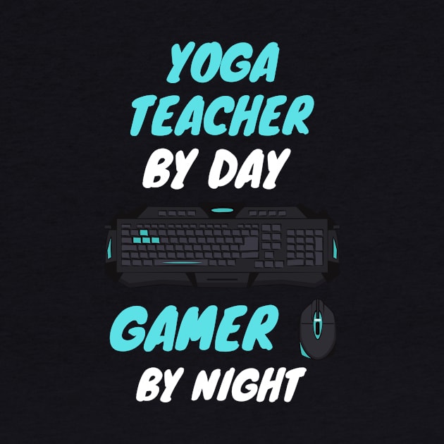 yoga teacher night gamer by SnowballSteps